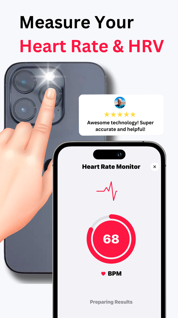 Measure your heart rate and HRV with the iPhone camera