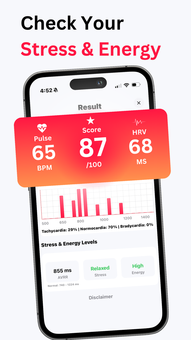 Check your stress and energy levels with HRV analysis